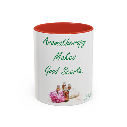 Aromatherapy Accent Coffee Mug - Positive Vibes for Wellness Enthusiasts - 11oz