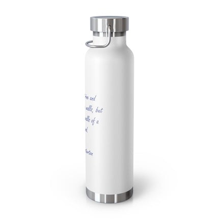 Chesterton Quote Bottle – 22oz Insulated – Faith & Freedom Design