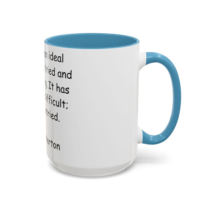 Chesterton Quote Mug - Inspirational Ceramic, 15oz