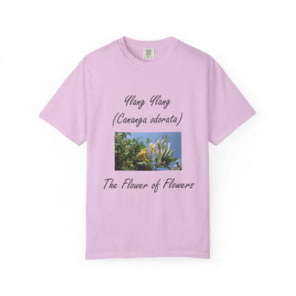 Ylang Ylang Floral T-Shirt - The Flower of Flowers Design