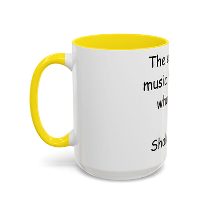 Shakespeare Music Quote Mug – 15oz Ceramic Accent Cup