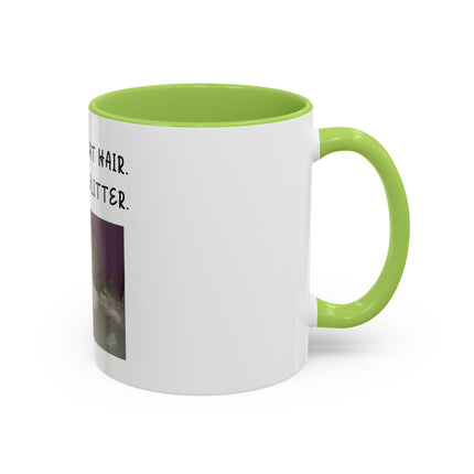 Kitty Glitter Coffee Mug — "This Isn't Cat Hair, It's Kitty Glitter" Accent Mug