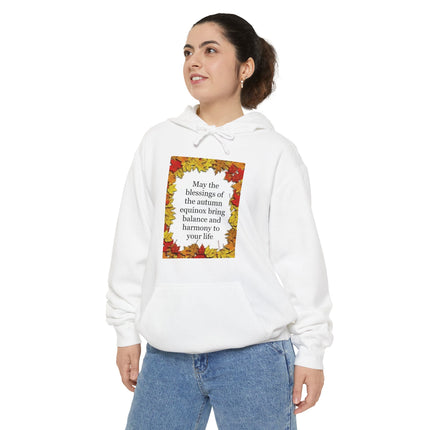Autumn Blessings Hoodie – Fall Leaf Prayer Pullover