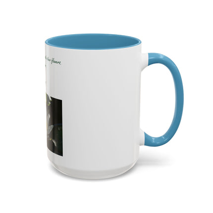Lotus Flower Coffee Mug — "A flower does not compete with other flowers, it just blooms"
