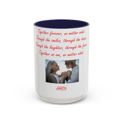 Romantic Coffee Mug – “Together Forever” – 15oz Ceramic