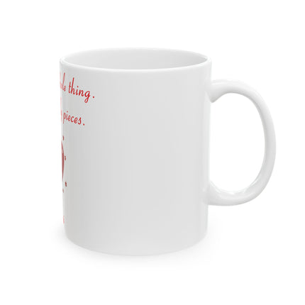 Love Is the Whole Thing Mug – 11oz Ceramic Cup with Rumi Quote