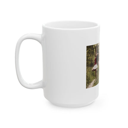 Inspirational Freedom Quote Ceramic Mug — "When you truly don't care..."