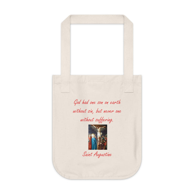 Saint Augustine Quote Tote – Organic Canvas Bag for Daily Grace