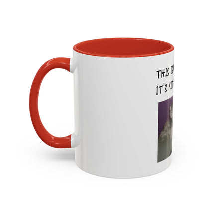 Kitty Glitter Coffee Mug — "This Isn't Cat Hair, It's Kitty Glitter" Accent Mug
