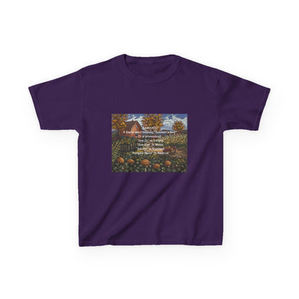 Inspirational Kids Heavy Cotton Tee - Cozy & Uplifting Design for Everyday Wear