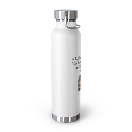 22oz Copper Vacuum Bottle – 'A Lughnasadh Feast' Bread, Brew & Bilberry Mousse Design