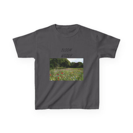 Kids Bloom Wildly Tee – Nature-Inspired Graphic Shirt for Spring Fun