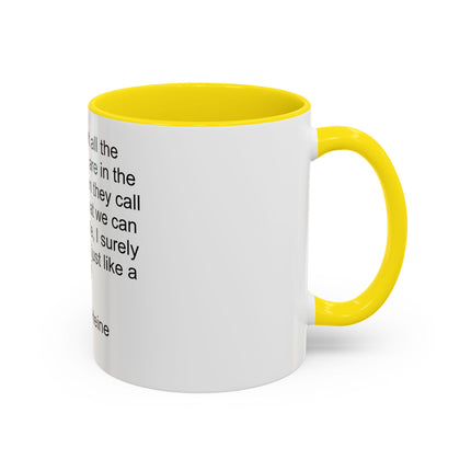 Accent Coffee Mug — "I Have Smelt All the Aromas" Heinrich Heine Quote