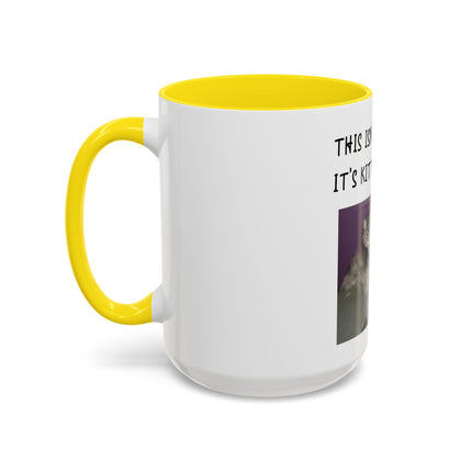 Kitty Glitter Coffee Mug — "This Isn't Cat Hair, It's Kitty Glitter" Accent Mug