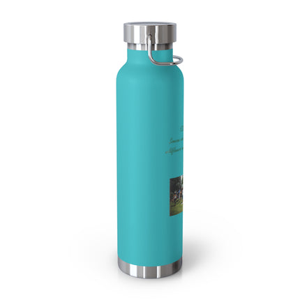 “Flower Child” Copper Bottle – 22oz Vacuum Insulated | Eco-Friendly