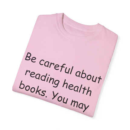 Mark Twain Health Books Tee – Unisex Garment-Dyed Literary Shirt