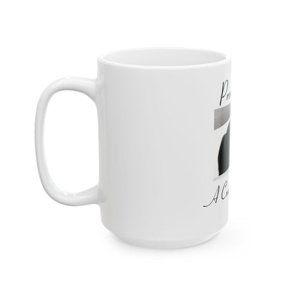 Proud to Be a Crazy Cat Person Mug – Black Cat Ceramic Coffee Cup (11oz & 15oz)