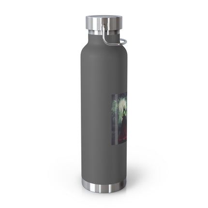 Inspirational Copper Insulated Water Bottle - 22oz, Motivational Quote Design