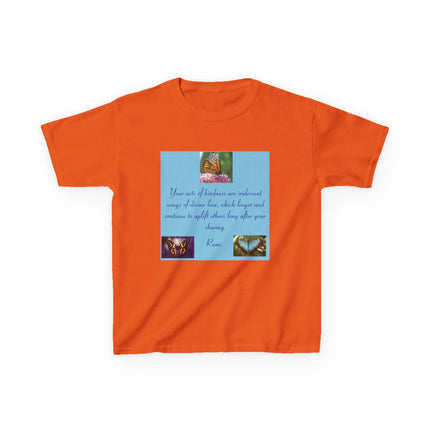 Kids Tee with Butterfly Design – Inspirational Nature Gift