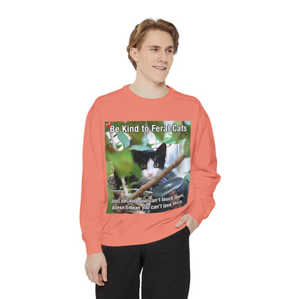 Be Kind to Feral Cats Sweatshirt — Animal Rescue Crewneck