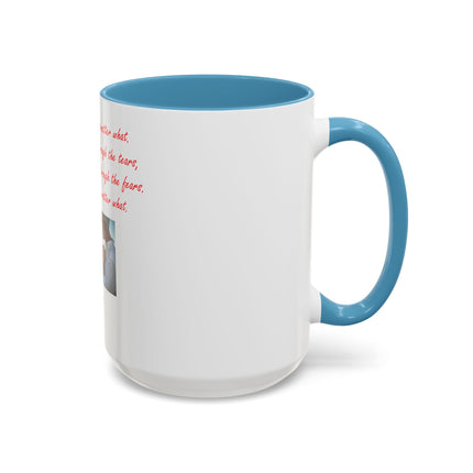 Accent Coffee Mug — 'Together Forever' Romantic Photo Mug (11/15oz)