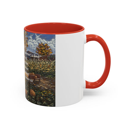 Samhain Accent Mug – 11oz Ceramic Cup with Pumpkin Spice Wit