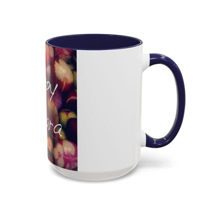 Ostara Celebration Mug – 15oz Accent Cup with Colored Egg Design