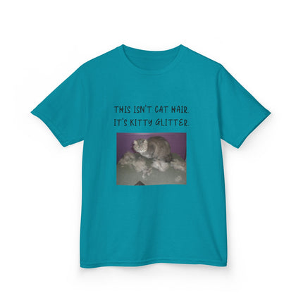 Kitty Glitter Kids Tee – Funny Shirt for Young Cat Enthusiasts