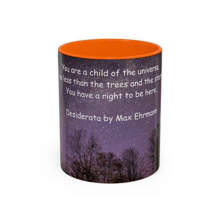 Desiderata Quote Mug – 11oz Accent Ceramic Drinkware