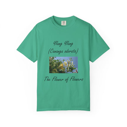 Ylang Ylang Floral T-Shirt - The Flower of Flowers Design