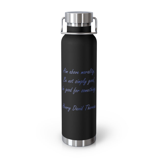 Thoreau Quote Bottle – 22oz Copper Vacuum Insulated | Inspirational