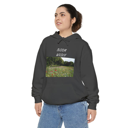 Bloom Wildly Hoodie — Floral Meadow Photo Sweatshirt
