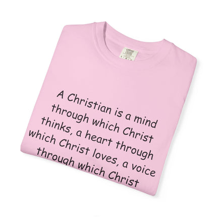 Inspirational Quote T-Shirt - Unisex Garment-Dyed Tee