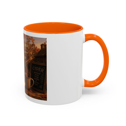 Autumn Speaks Coffee Mug — Fall Cider Rustic Accent Mug