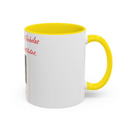 Saint Nicholas Accent Mug – Accept No Substitutes – 11oz Holiday Gift