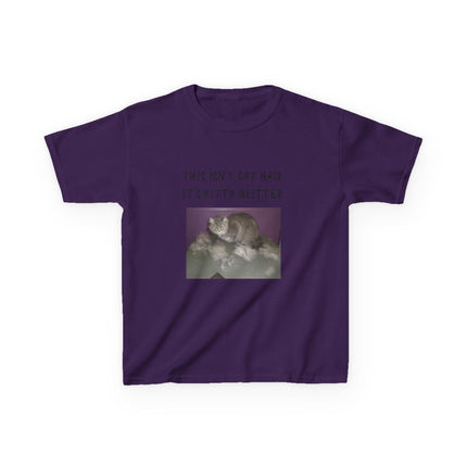Kitty Glitter Kids Tee – Funny Shirt for Young Cat Enthusiasts