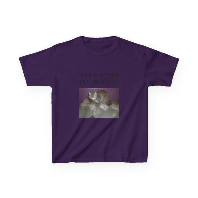 Kitty Glitter Kids Tee – Funny Shirt for Young Cat Enthusiasts