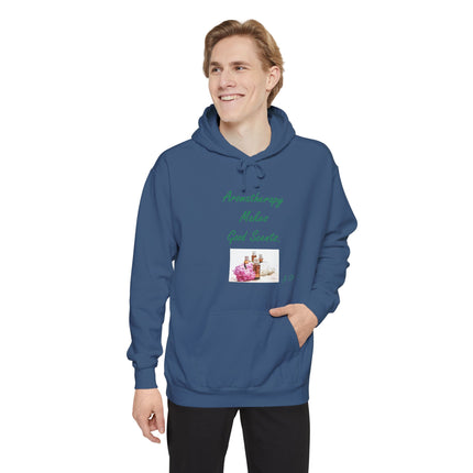 Aromatherapy Hoodie — "Aromatherapy Makes Good Scents" Cozy Scent Lover Pullover