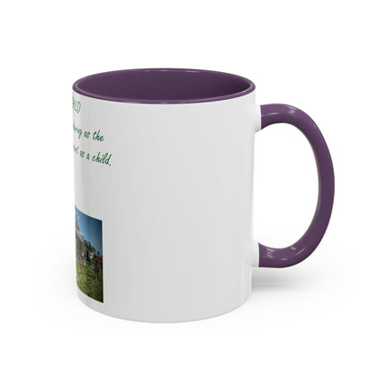 Flower Child Accent Coffee Mug - 11 oz Inspirational Gift