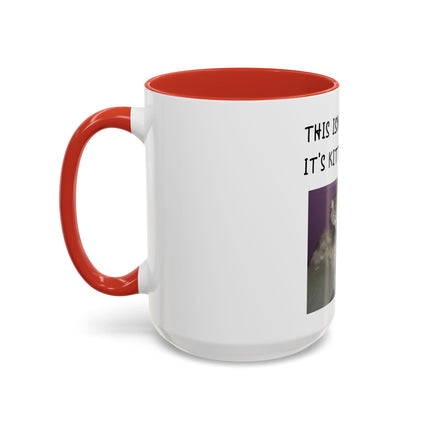 Kitty Glitter Coffee Mug — "This Isn't Cat Hair, It's Kitty Glitter" Accent Mug