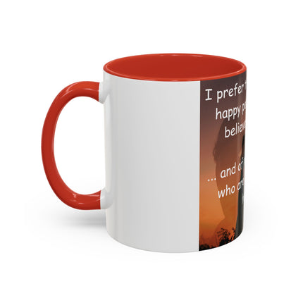 Believers of Happy Moments Mug – 11oz Accent Cup with Magic Quote