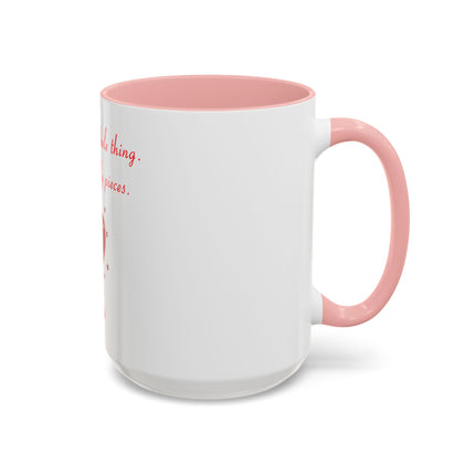 Rumi Quote Accent Mug — “Love is the whole thing. We are only pieces.”