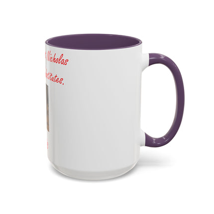 Saint Nicholas Accent Mug – 15oz Ceramic Holiday Drinkware