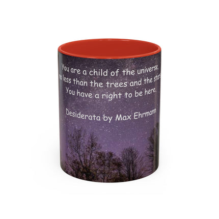 Desiderata Quote Mug – 11oz Accent Ceramic Drinkware