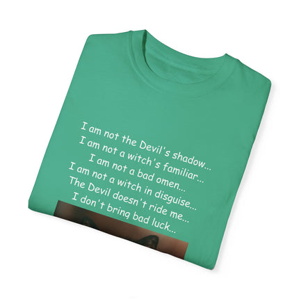 Unisex Cat-Themed T-Shirt – "Please Don't Hurt Me" Design