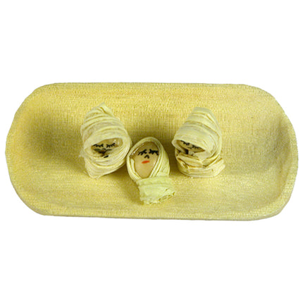 Miniature Balsa Wood Nativity from Ecuador-0