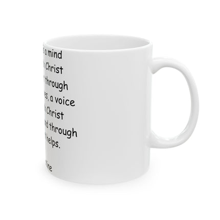 Inspirational Christian Ceramic Mug - 15oz