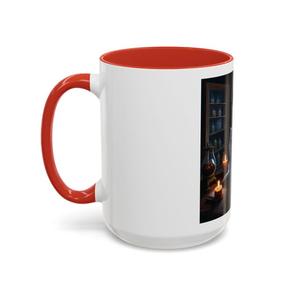 Moonlit Witch Cats Coffee Mug — Gothic Cat Magic Tea Cup (11/15oz)