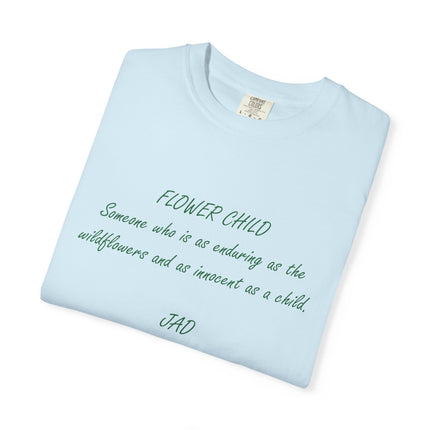 Flower Child Unisex Garment-Dyed T-Shirt – Vintage Inspiration for Free Spirits