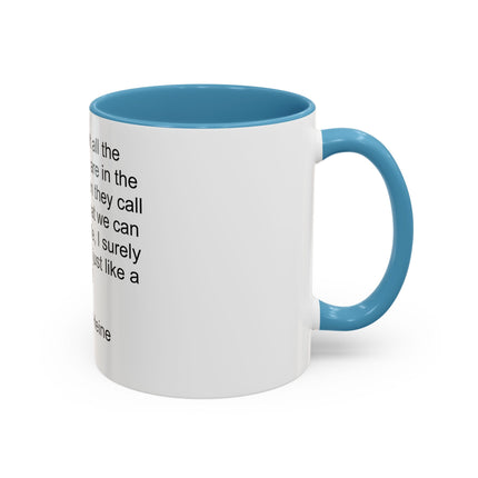 Accent Coffee Mug — "I Have Smelt All the Aromas" Heinrich Heine Quote